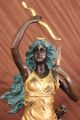 Mirval Bronze Figur Diana Die Jägerin Signierte Skulptur Antike Bild 5