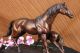 Stute Fohlen Hot Cast Bronze Horse Racing Pony Farm Skulptur Große Figur Kunst Antike Bild 9