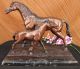 Stute Fohlen Hot Cast Bronze Horse Racing Pony Farm Skulptur Große Figur Kunst Antike Bild 1