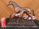 Stute Fohlen Hot Cast Bronze Horse Racing Pony Farm Skulptur Große Figur Kunst Antike Bild 2