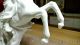 Porzellan Musketier Figur,  Statuetten,  Pferd,  H:30 Cm.  B: 30 Cm. Antike Bild 2