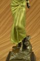 Unterzeichnet Miraval Ägyptische Prinzes.  Bronze Patina Figur Statue Skul.  Figur Antike Bild 11