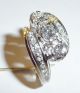 Ring 585 Gold Weißgold Brillantring 3 X Ca.  0,  23 Ct. ,  15 X 0,  02 Ct Art Deco Stil Ringe Bild 7