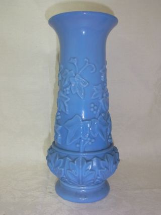 Art Deco Vase Aus Frankreich,  Blaues Glas Bild