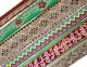 Weinlese - Indien 6x Sari Border Trim Deco 1yd Bestickt Multicolor Lace Textilien & Weißwäsche Bild 1