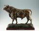 Animalier T.  Partier Pracht Bulle Skulptur 1900 Stier Bull Statue Figur Bauer Bild 1