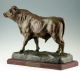 Animalier T.  Partier Pracht Bulle Skulptur 1900 Stier Bull Statue Figur Bauer Bild 6