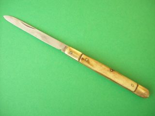 Klappmesser Von Flaschner - Taschenmesser Messer Outdoor Altes Werkzeug Bild
