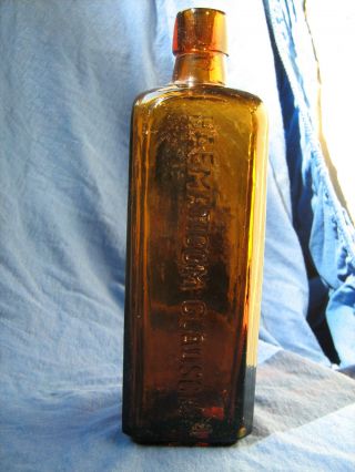 Antike Medizinflasche Haematicum = Glausch Um 1900 Bild