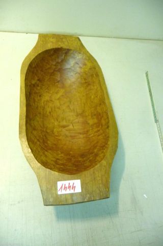 Nr.  1444.  Alter Backtrog Deko Holzmolle Holztrog Old Wooden Dough Bowl Trough Bild