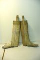 Nr.  1486.  Ein Paar Alte Stiefelspanner Holz Spanner Old Stretcher Wood Boots Alte Berufe Bild 2