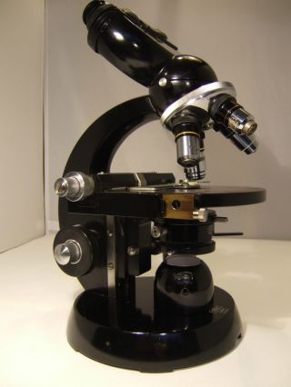 Binokulares Forschungsmikroskop,  Carl Zeiss Jena Bild