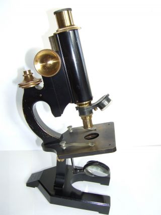 Großes Antikes Mikroskop Von Beck,  London Bild