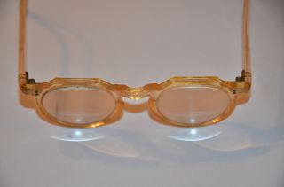 Antike Brille Alte Komplett Briille Deko Optikergeschäft Brillenfassung Bild