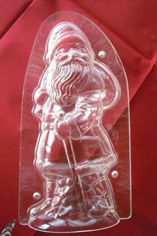 Alte Schokoladenform Weihnachtsmann/nikolaus 28,  5cm Hoch Bild