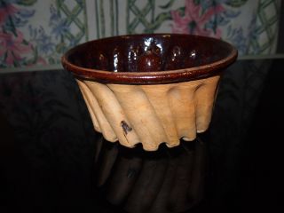 Guglhupf Alte Backform Keramik Glasiert 