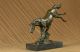 Züchtung Des Pferds Bronze Groß Sculpture Modern Art Marmor Basis Antike Bild 1