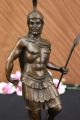 Vintage Signierte Bronzestatue Ritter Figur Dalou - Deko Kunst Plastik Antike Bild 8