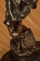 Bronze Skulptur Signiert Skorpion Dame Sternzeichen November Oktober Figur Antike Bild 10