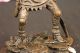 Unterzeichnete Kamiko Japanischer Samurai Krieger Bronze Figur Antike Bild 5