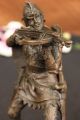 Unterzeichnete Kamiko Japanischer Samurai Krieger Bronze Figur Antike Bild 7