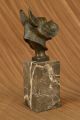 Deutsche Englisch Boxer Bulldog Bronzeskulptur Marmorsockel Kunst Statue Dekor Antike Bild 4