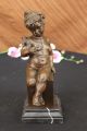 Amerikanische Künstler Art Taylor Nackte Süße Baby Bronze Skulptur Antike Bild 6