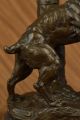 Bronzeskulptur Rottweiler Marmorsockel Statue Antike Bild 10