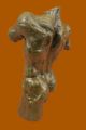 Bronze Skulptur Nackter Mann Torso Modern Abstract Mid Century Hotcast Vitaleh Antike Bild 4