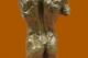 Bronze Skulptur Nackter Mann Torso Modern Abstract Mid Century Hotcast Vitaleh Antike Bild 8