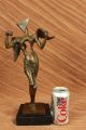 Salvador Dali Bronze Mit Braun Patina/engel Des Sieges/statue Skulptur Geschenk Antike Bild 1