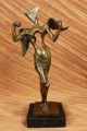 Salvador Dali Bronze Mit Braun Patina/engel Des Sieges/statue Skulptur Geschenk Antike Bild 2
