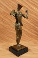Salvador Dali Bronze Mit Braun Patina/engel Des Sieges/statue Skulptur Geschenk Antike Bild 4
