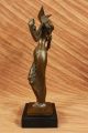 Salvador Dali Bronze Mit Braun Patina/engel Des Sieges/statue Skulptur Geschenk Antike Bild 7