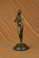 Bronze - Skulptur Patoue Dancer W /schlag Haltung Wachsausschmelzverfahren Antike Bild 3