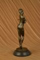 Bronze - Skulptur Patoue Dancer W /schlag Haltung Wachsausschmelzverfahren Antike Bild 6