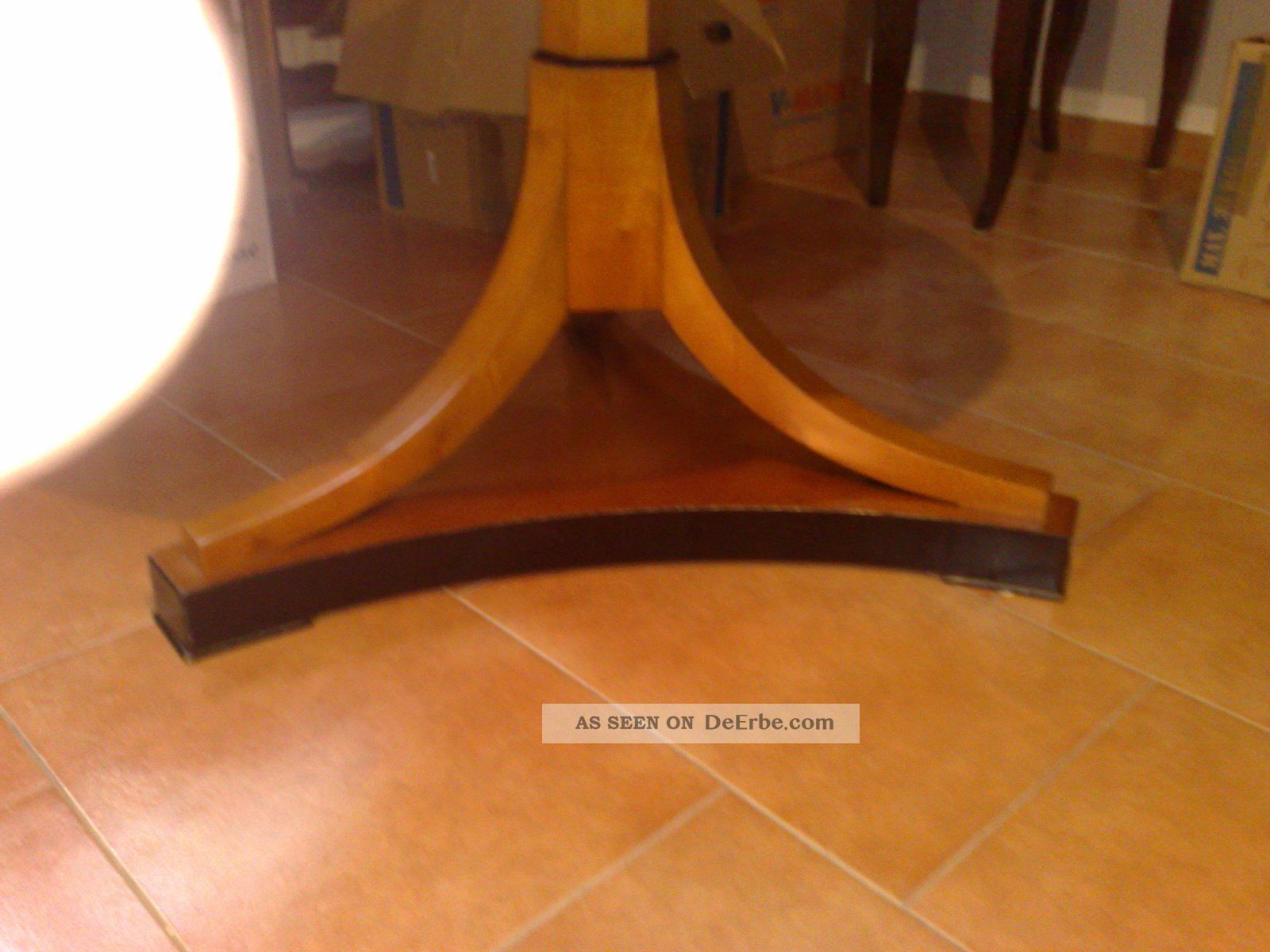 Biedermeier Runder Klapptisch