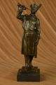 Bronze Marmor Statue Soldat Krieger Militärheld Art Deko Marmor Skulptur Antike Bild 1