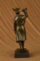 Bronze Marmor Statue Soldat Krieger Militärheld Art Deko Marmor Skulptur Antike Bild 6