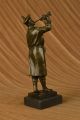 Bronze Marmor Statue Soldat Krieger Militärheld Art Deko Marmor Skulptur Antike Bild 7