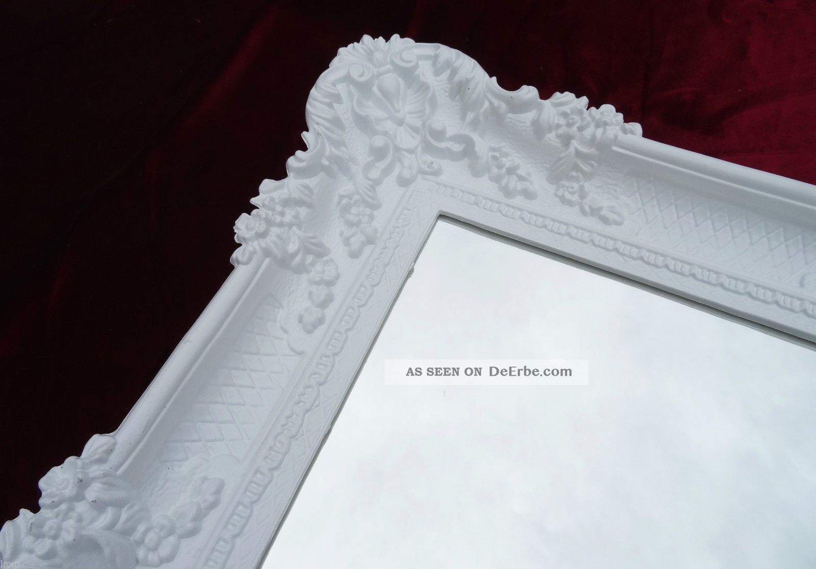 Wandspiegel weià 96 x57 antik barock rokoko spiegel shabby chic ...