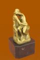 Bronze Skulptur Statue Figur Rodin Küssendes Liebespaar 100 Echt Bronze Antike Bild 2
