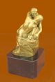 Bronze Skulptur Statue Figur Rodin Küssendes Liebespaar 100 Echt Bronze Antike Bild 3