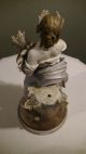 Alte Porzellan Figur Skulptur,  Handbemalt,  Antik,  Frau,  Griechische Göttin ? Antike Bild 5