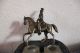 Schreibtischgarnitur Pferdehuf Mit Kaiserlicher Figur/kaiser Antike Bild 1