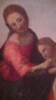 Schönes,  Sehr Altes Ölgemälde,  Leinwand,  Maria Mit Kind,  Um 1800,  Antik Originale der Zeit Bild 3