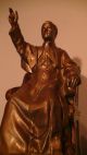 Alte,  Grosse Figur Vom Papst,  Heilger Vater,  Metall Guss 3 Kg,  Antik Antike Bild 1