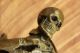 Unterzeichnete Orig.  Franz.  Gotische Nackte Nymphe Mit Skelett Bronze - Skulptur Antike Bild 10