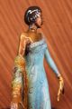 Farbe Bronze Patina Showgirl Modell Schauspielerin Broadway Statue Kunst Decko Antike Bild 10
