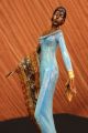 Farbe Bronze Patina Showgirl Modell Schauspielerin Broadway Statue Kunst Decko Antike Bild 4